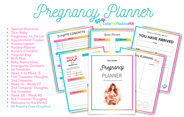 printable pregnancy planner