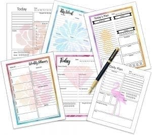 Weekly and Daily Planner Templates