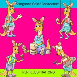 kangaroo color characters