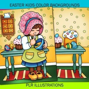 Easter Kids Color Backgrounds