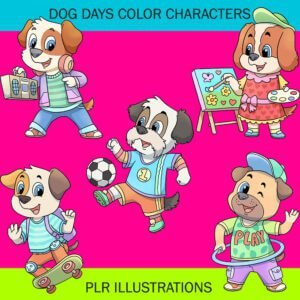 Dog Days Color Characters