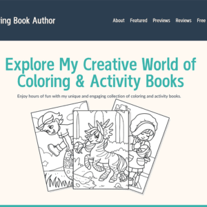 Canva Author Website