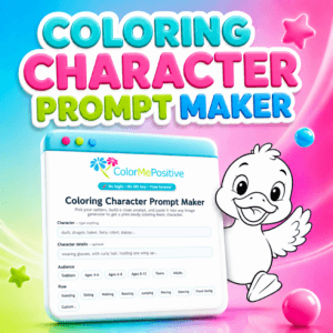 Coloring Character Prompt Maker