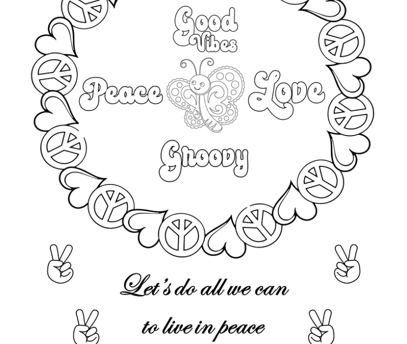 Live in Peace - Color Me Positive PLR