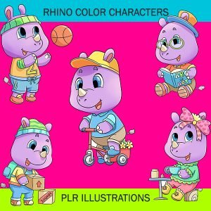 rhino color characters