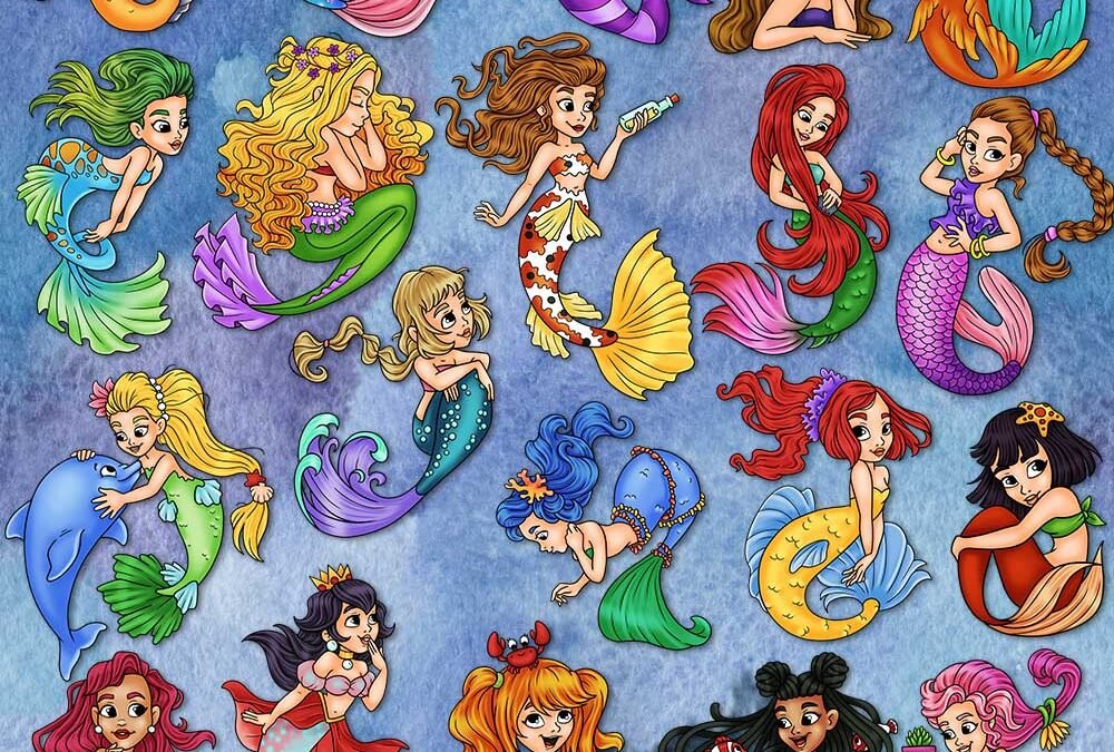 Mermaid Color Examples mermaidscolor - Color Me Positive PLR